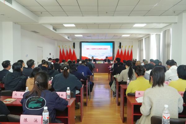 谈文胜到湖南体育产业集团宣讲党的二十届四中全会精神